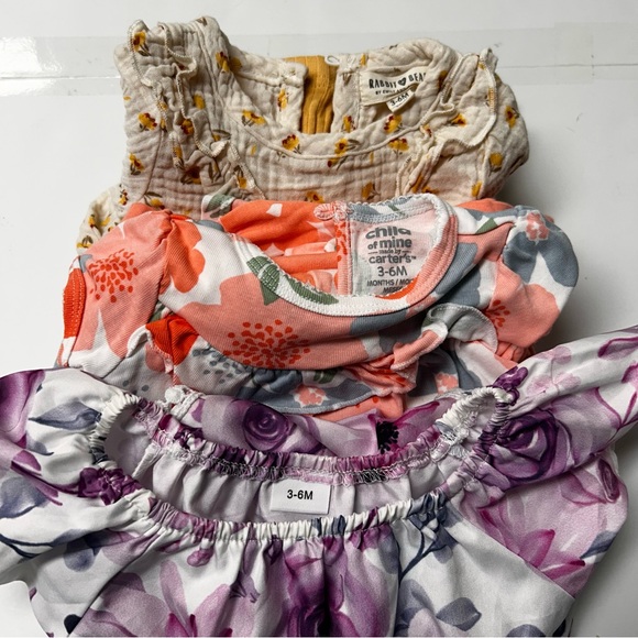 Baby Girl’s Outfit 3-6 Months Matching Dress Pants and Headbands - Picture 9 of 16